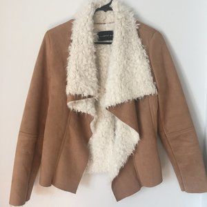 Faux Suede & Fur Jacket